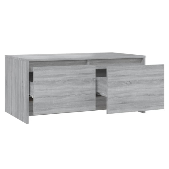 Salontafel 90x50x41,5 cm spaanplaat grijs sonoma eikenkleurig MeubelReus