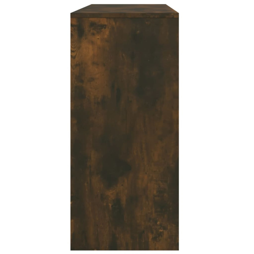 Wandtafel 100x35x76,5 cm spaanplaat gerookt eikenkleurig MeubelReus