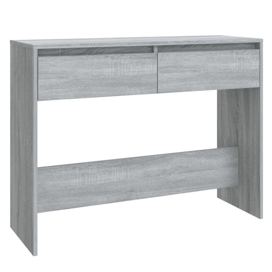 Wandtafel 100x35x76,5 cm spaanplaat grijs sonoma eikenkleurig MeubelReus
