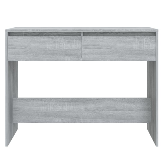 Wandtafel 100x35x76,5 cm spaanplaat grijs sonoma eikenkleurig MeubelReus