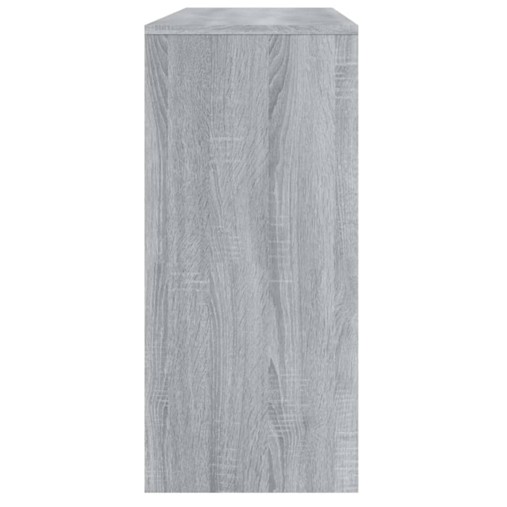 Wandtafel 100x35x76,5 cm spaanplaat grijs sonoma eikenkleurig MeubelReus
