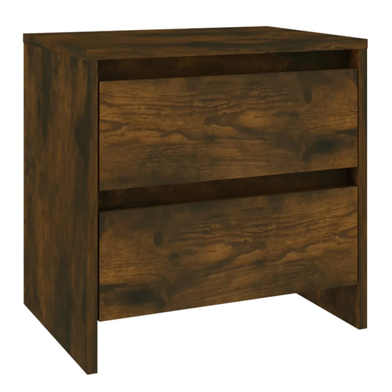 Nachtkastjes 2 st 45x34,5x44,5 cm spaanplaat gerookt eikenkleur MeubelReus