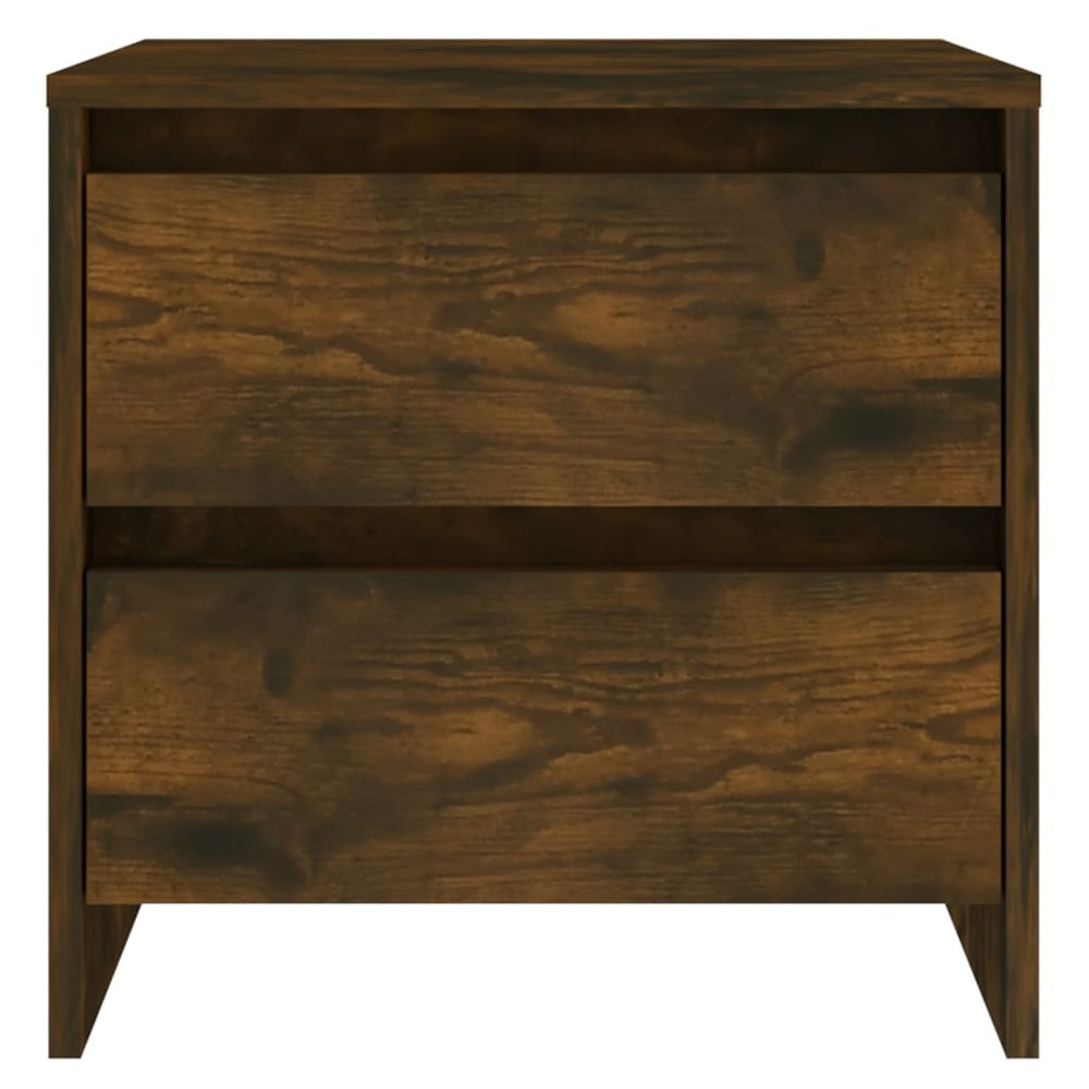 Nachtkastjes 2 st 45x34,5x44,5 cm spaanplaat gerookt eikenkleur MeubelReus