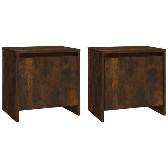 Nachtkastjes 2 st 45x34x44,5 cm spaanplaat gerookt eikenkleurig MeubelReus
