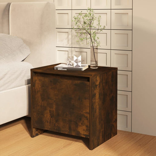 Nachtkastjes 2 st 45x34x44,5 cm spaanplaat gerookt eikenkleurig MeubelReus