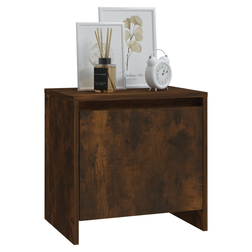Nachtkastjes 2 st 45x34x44,5 cm spaanplaat gerookt eikenkleurig MeubelReus