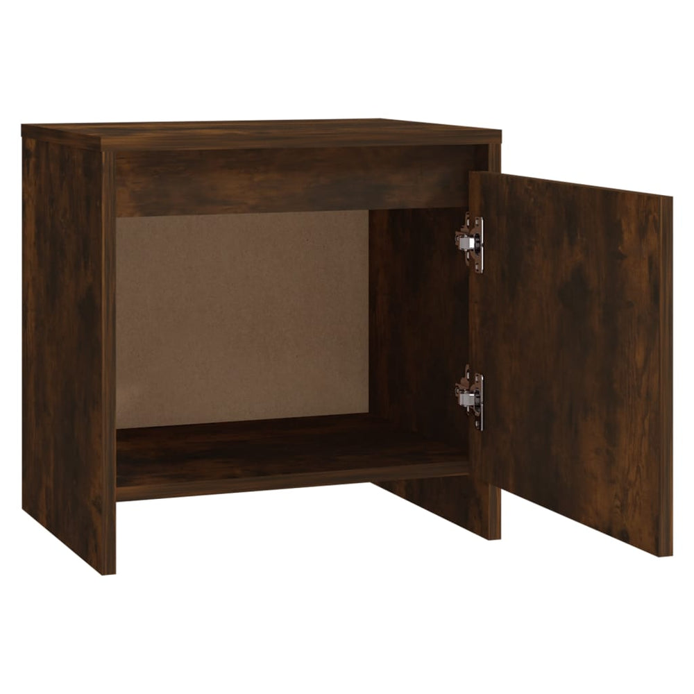 Nachtkastjes 2 st 45x34x44,5 cm spaanplaat gerookt eikenkleurig MeubelReus