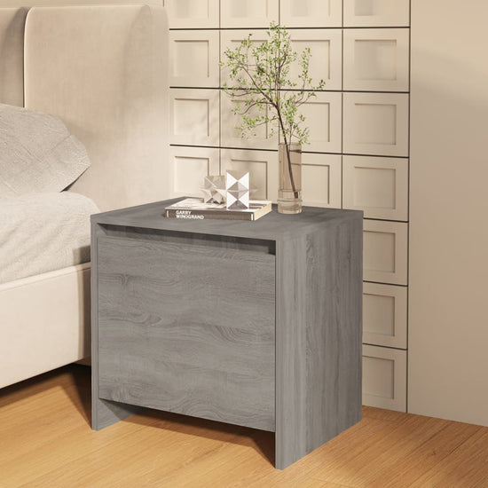 Nachtkastjes 2 st 45x34x44,5 cm spaanplaat grijs sonoma eiken MeubelReus