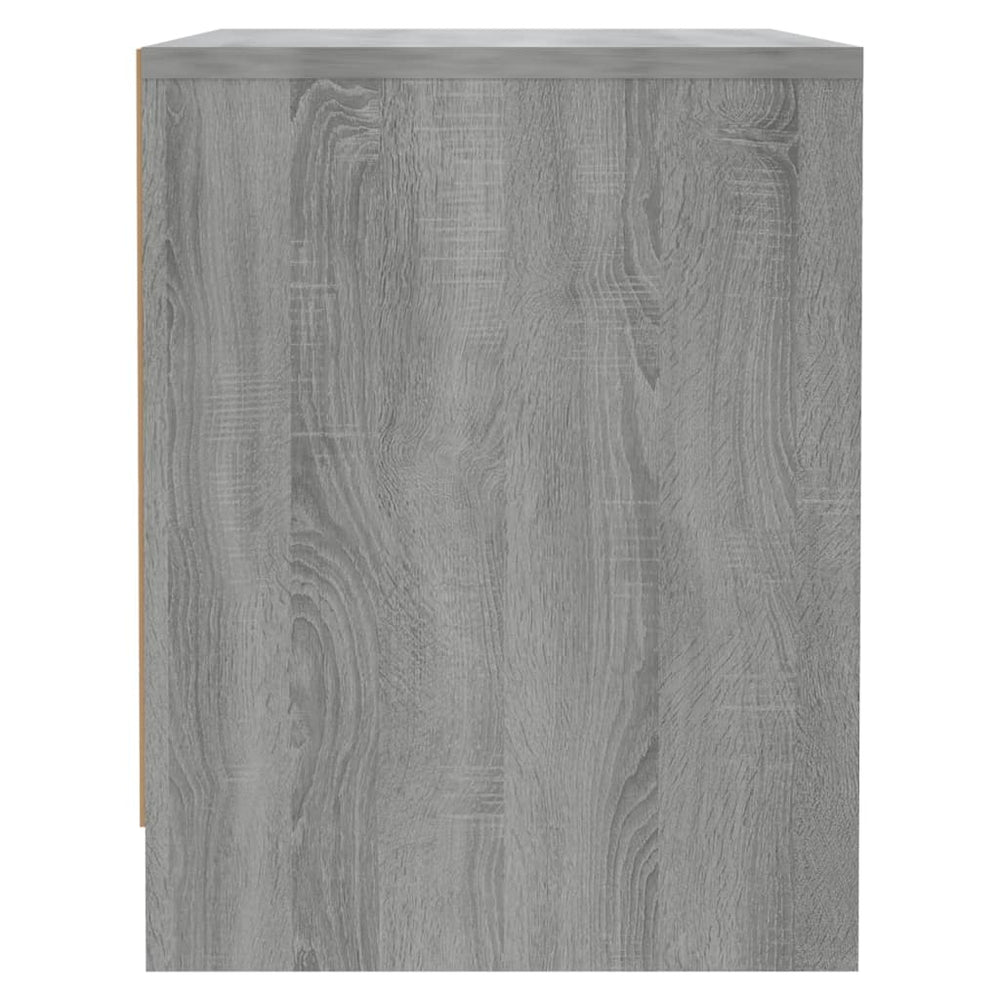 Nachtkastjes 2 st 45x34x44,5 cm spaanplaat grijs sonoma eiken MeubelReus