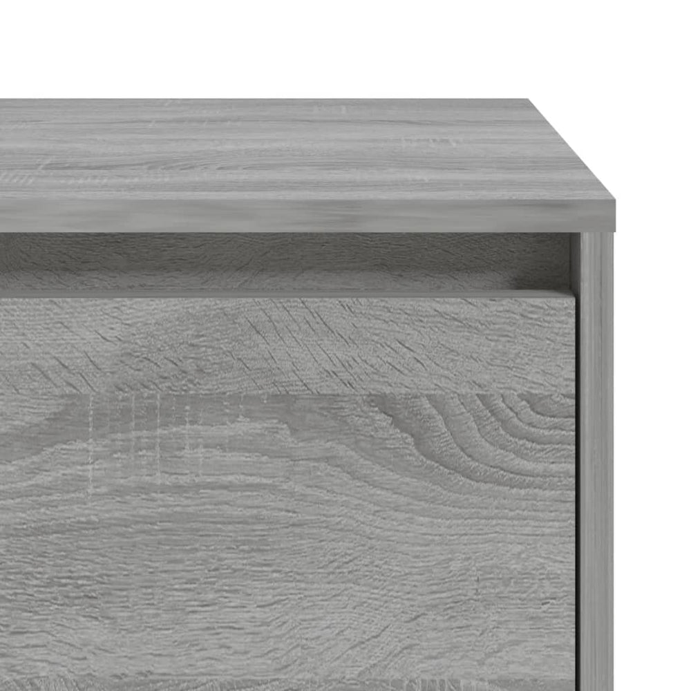 Nachtkastjes 2 st 45x34x44,5 cm spaanplaat grijs sonoma eiken MeubelReus