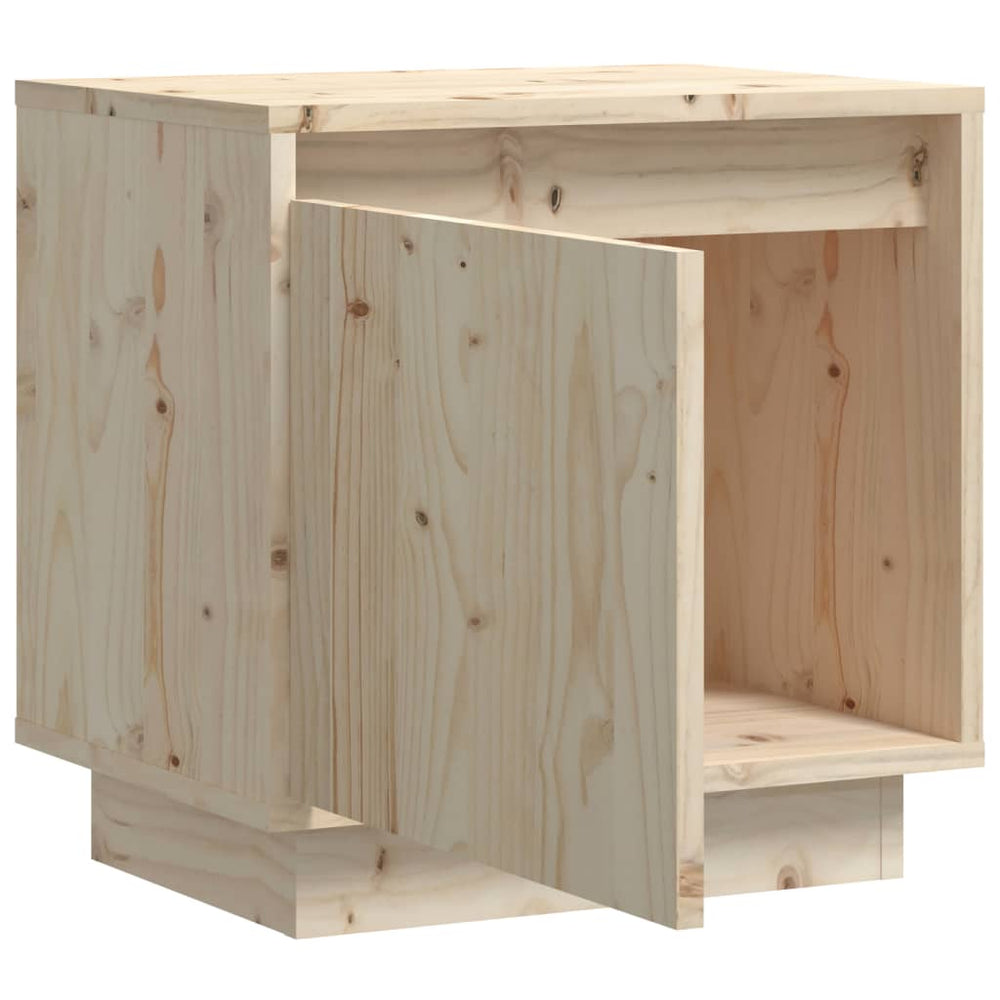 Nachtkastje 40x30x40 cm massief grenenhout MeubelReus