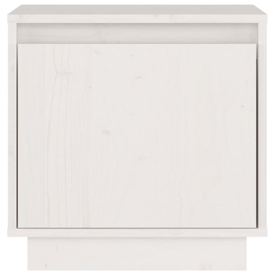 Nachtkastjes 2 st 40x30x40 cm massief grenenhout wit MeubelReus