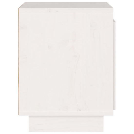 Nachtkastjes 2 st 40x30x40 cm massief grenenhout wit MeubelReus