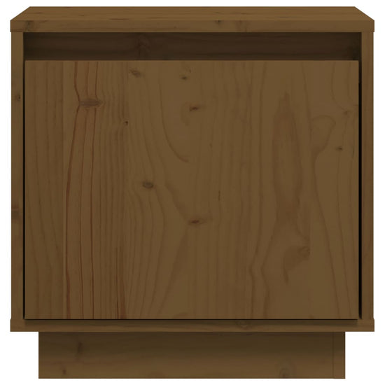 Nachtkastjes 2 st 40x30x40 cm massief grenenhout honingbruin MeubelReus