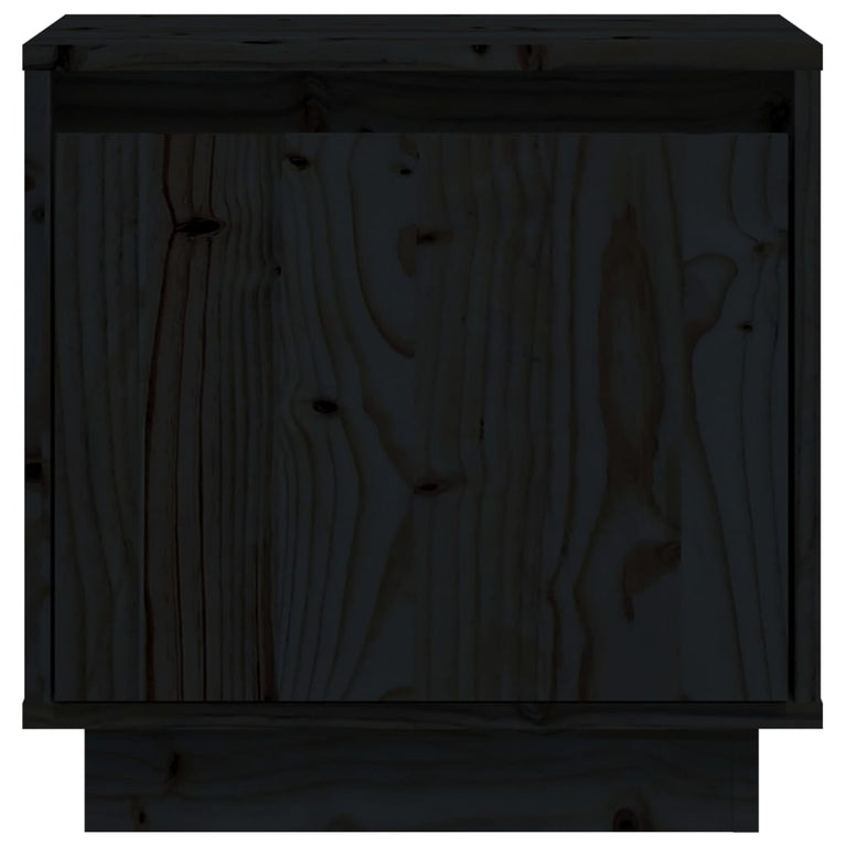 Nachtkastjes 2 st 40x30x40 cm massief grenenhout zwart MeubelReus