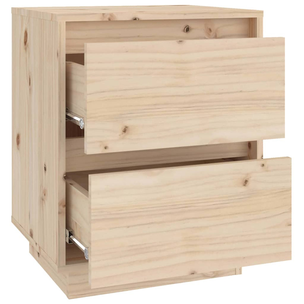 Nachtkastjes 2 st 40x35x50 cm massief grenenhout MeubelReus