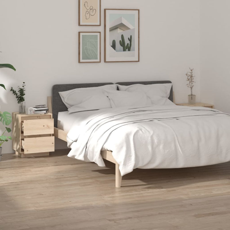 Nachtkastjes 2 st 40x35x50 cm massief grenenhout MeubelReus