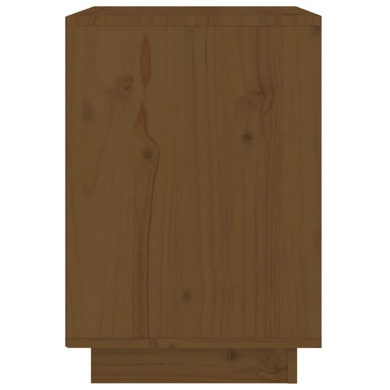 Nachtkastjes 2 st 40x35x50 cm massief grenenhout honingbruin MeubelReus
