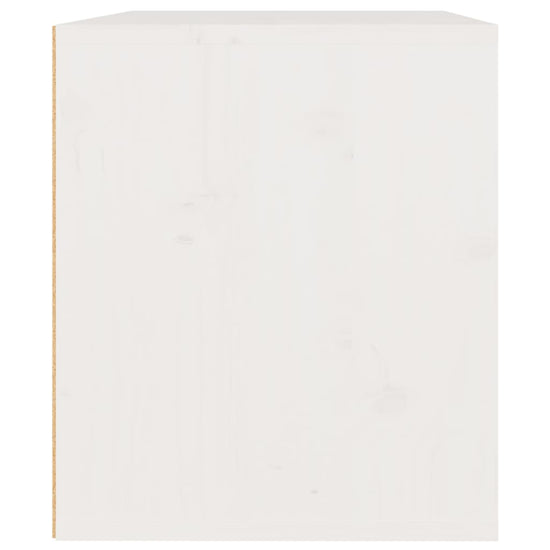 Wandkast 45x30x35 cm massief grenenhout wit MeubelReus