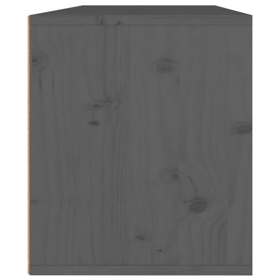 Wandkasten 2 st 45x30x35 cm massief grenenhout grijs MeubelReus