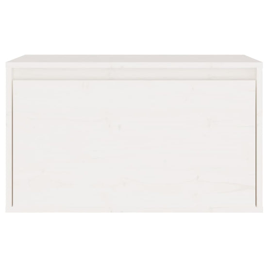 Wandkast 60x30x35 cm massief grenenhout wit MeubelReus