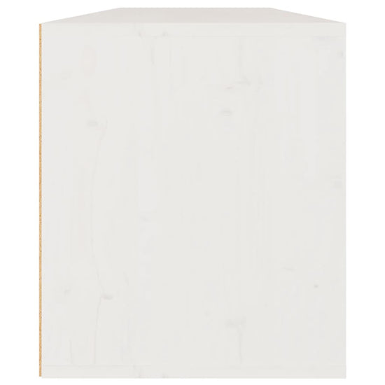 Wandkasten 2 st 60x30x35 cm massief grenenhout wit MeubelReus
