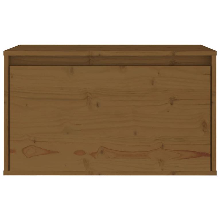 Wandkast 60x30x35 cm massief grenenhout honingbruin MeubelReus