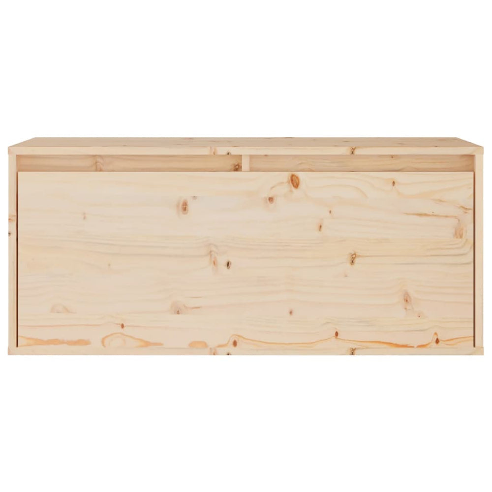 Wandkast 80x30x35 cm massief grenenhout MeubelReus
