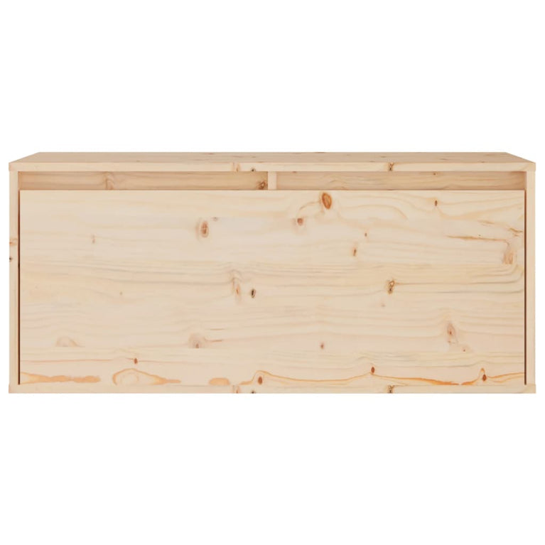 Wandkast 80x30x35 cm massief grenenhout MeubelReus