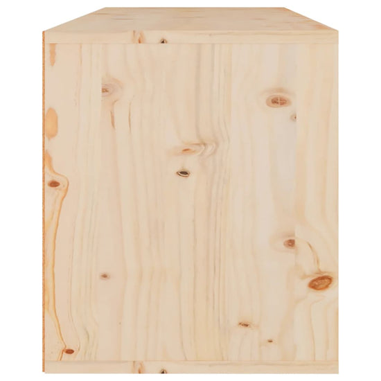 Wandkast 80x30x35 cm massief grenenhout MeubelReus