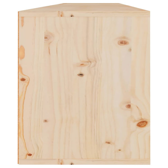 Wandkasten 2 st 80x30x35 cm massief grenenhout MeubelReus