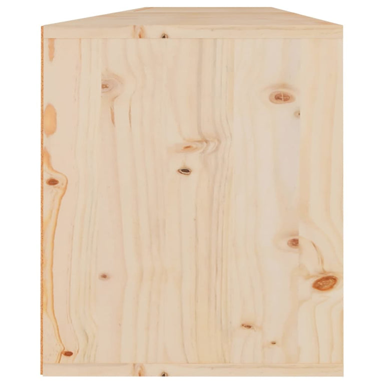 Wandkasten 2 st 80x30x35 cm massief grenenhout MeubelReus