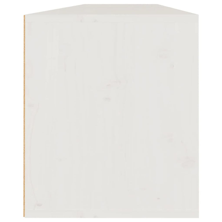 Wandkasten 2 st 80x30x35 cm massief grenenhout wit MeubelReus