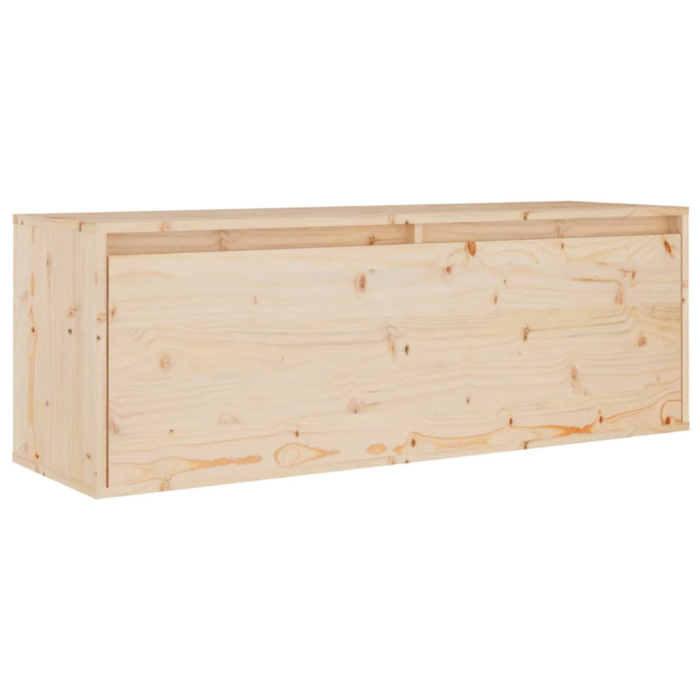 Wandkast 100x30x35 cm massief grenenhout MeubelReus