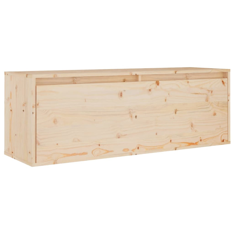 Wandkast 100x30x35 cm massief grenenhout MeubelReus