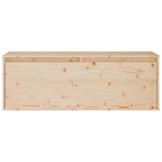 Wandkast 100x30x35 cm massief grenenhout MeubelReus