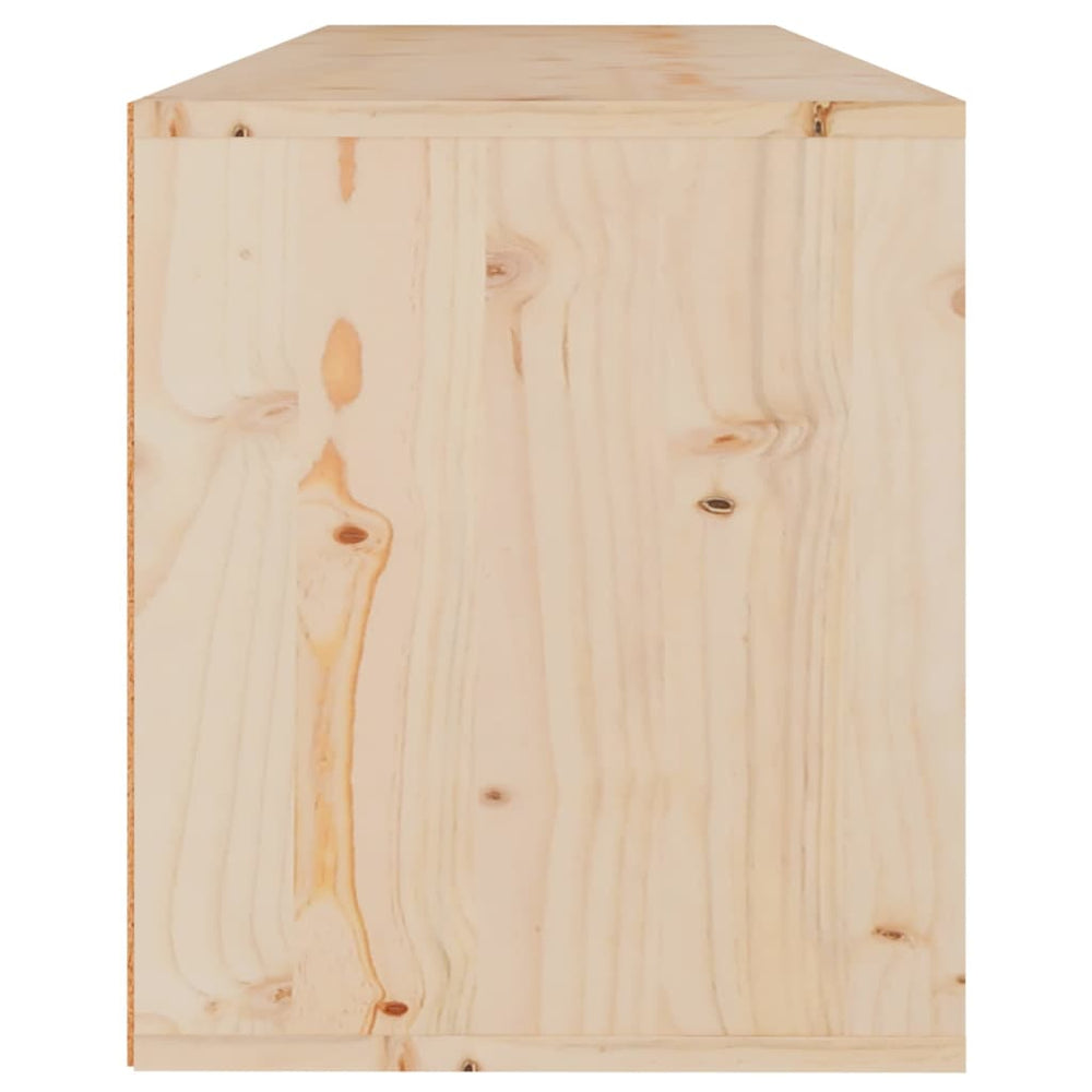 Wandkast 100x30x35 cm massief grenenhout MeubelReus