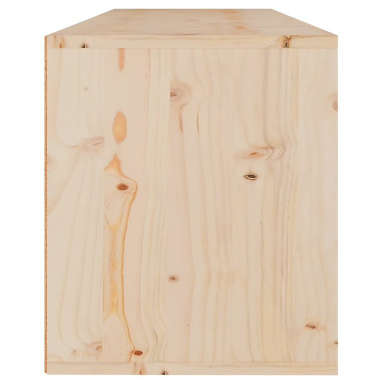 Wandkast 100x30x35 cm massief grenenhout MeubelReus