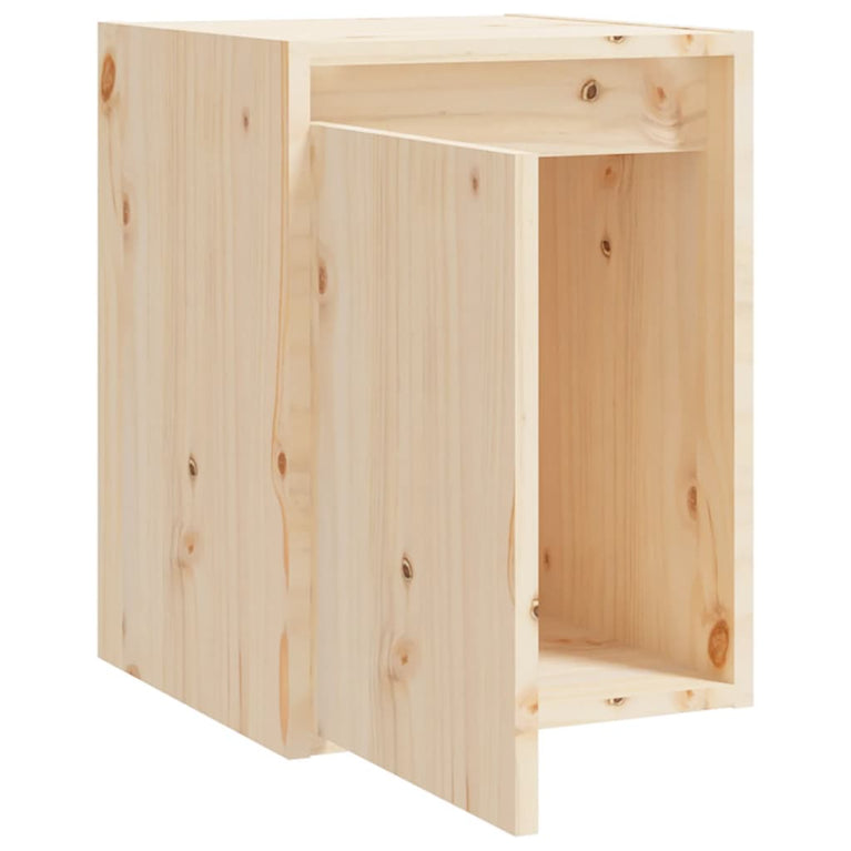 Wandkast 30x30x40 cm massief grenenhout MeubelReus