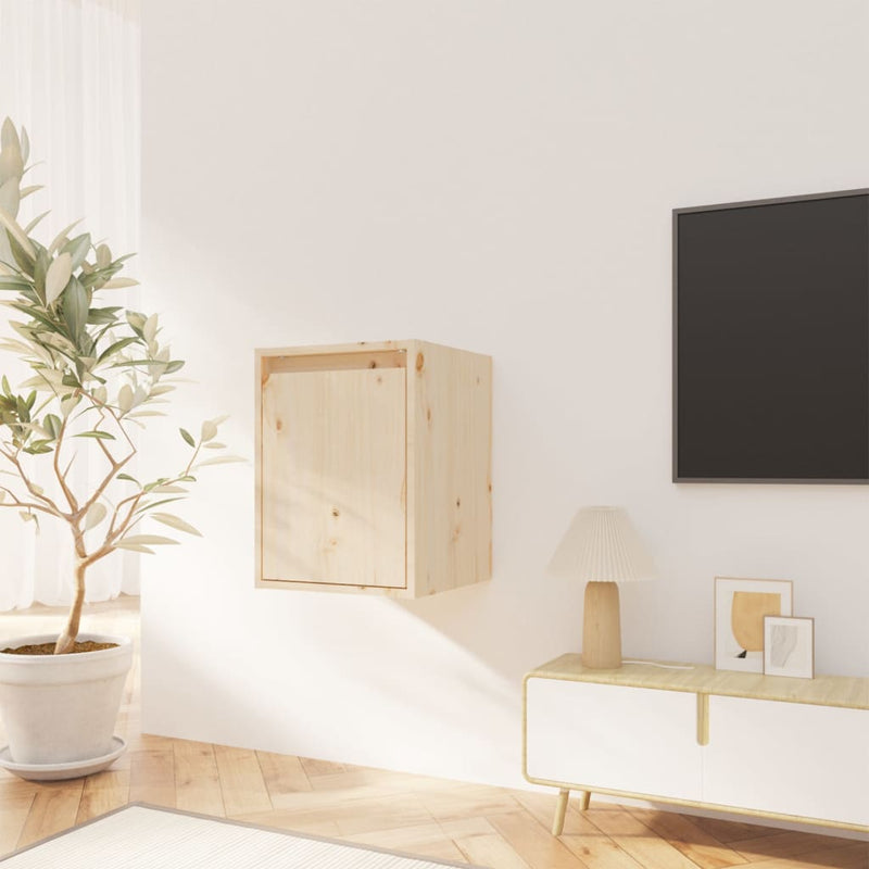 Wandkast 30x30x40 cm massief grenenhout MeubelReus