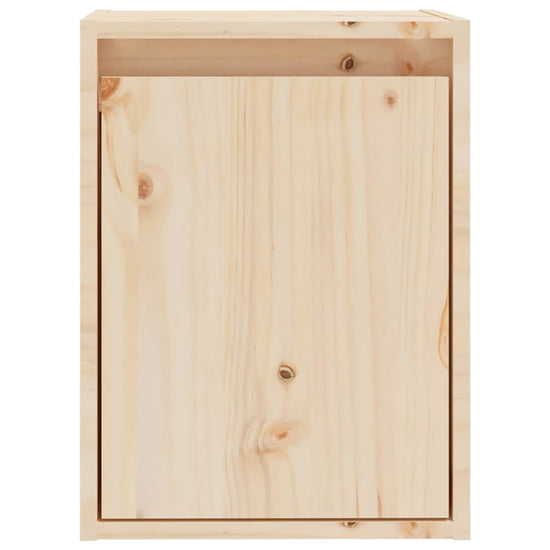 Wandkasten 2 st 30x30x40 cm massief grenenhout MeubelReus