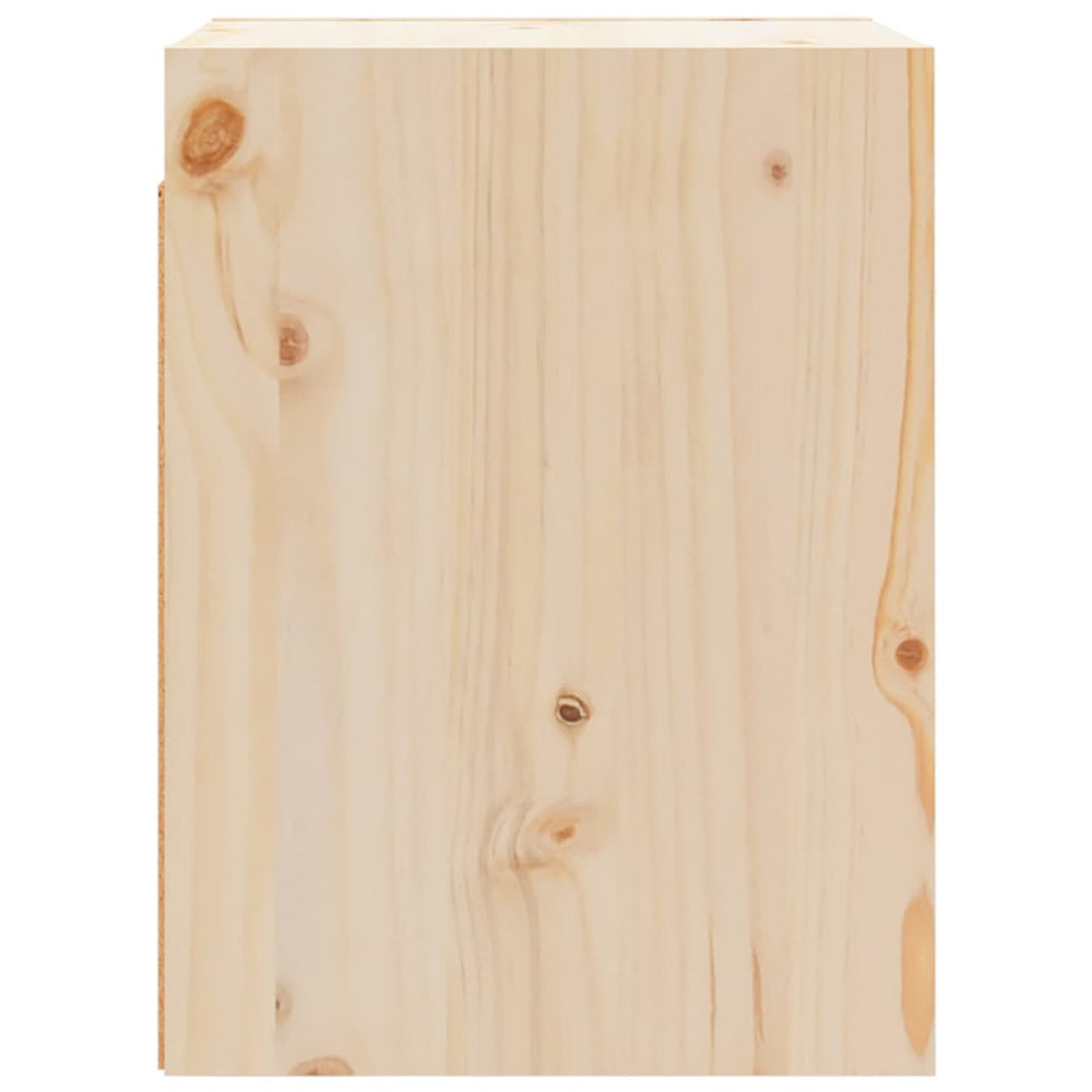 Wandkasten 2 st 30x30x40 cm massief grenenhout MeubelReus