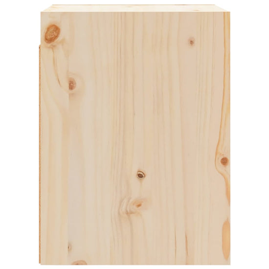 Wandkasten 2 st 30x30x40 cm massief grenenhout MeubelReus