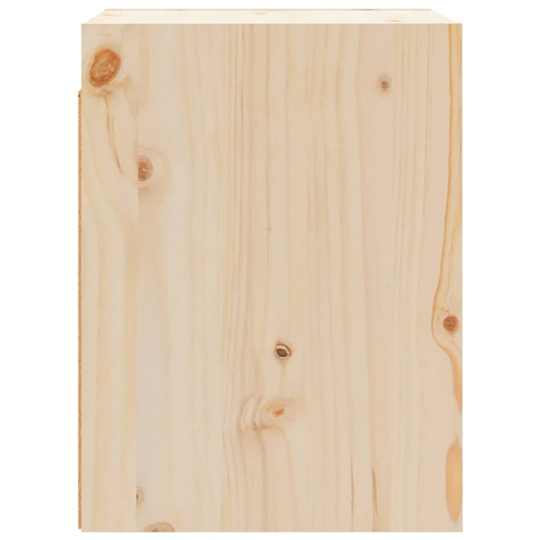 Wandkasten 2 st 30x30x40 cm massief grenenhout MeubelReus