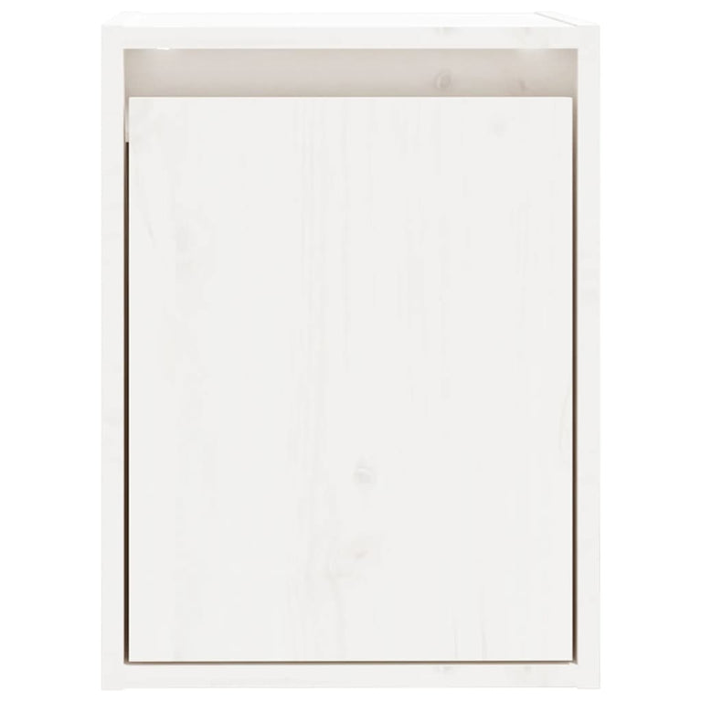Wandkast 30x30x40 cm massief grenenhout wit MeubelReus