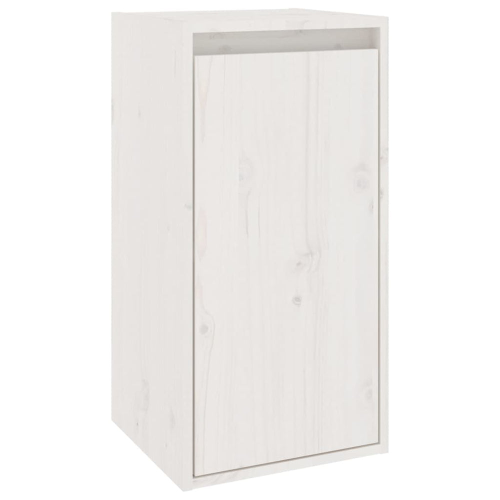 Wandkast 30x30x60 cm massief grenenhout wit MeubelReus