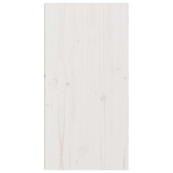 Wandkast 30x30x60 cm massief grenenhout wit MeubelReus
