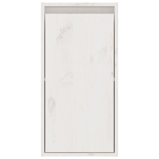 Wandkasten 2 st 30x30x60 cm massief grenenhout wit MeubelReus