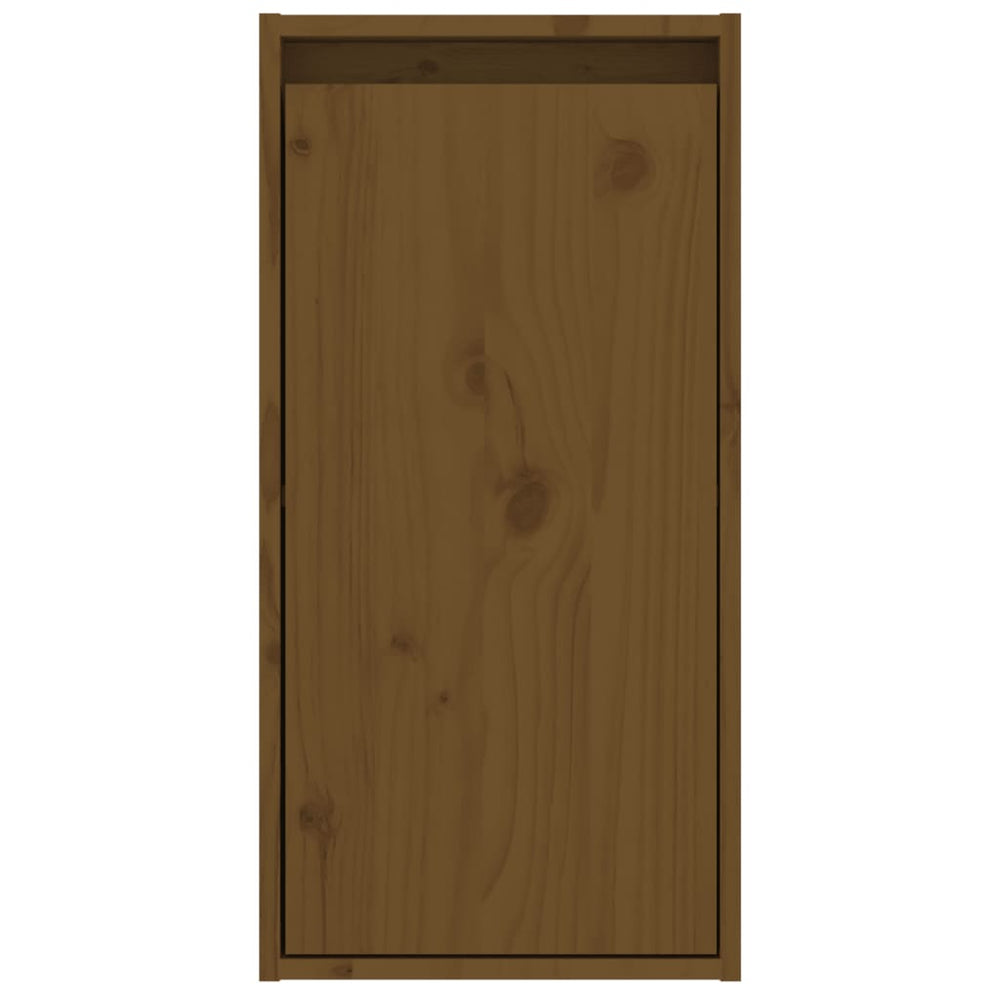 Wandkast 30x30x60 cm massief grenenhout honingbruin MeubelReus