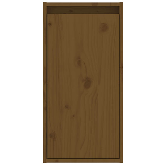Wandkast 30x30x60 cm massief grenenhout honingbruin MeubelReus